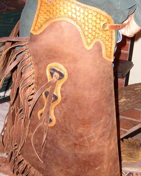 Womens Custom Leather Chaps