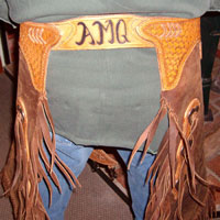 Womens Custom Leather Chaps