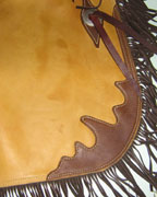 Custom Leather Chinks from Hopson Leather