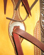 Custom Leather Chinks from Hopson Leather