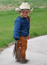 Custom Made Kids Leather Chaps
