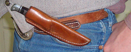 Custom Leather Knife Sheaths from Hopson Leather
