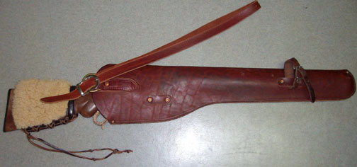 Custom Made Leather Rifle Scabbards from Hopson Leather