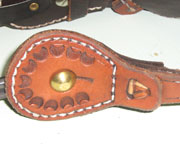 Custom Leather Spur Straps