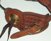 Custom Leather Spur Straps